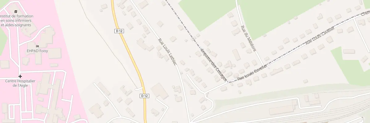 Plan du 6 Rue Louis Lethiec à L’Aigle