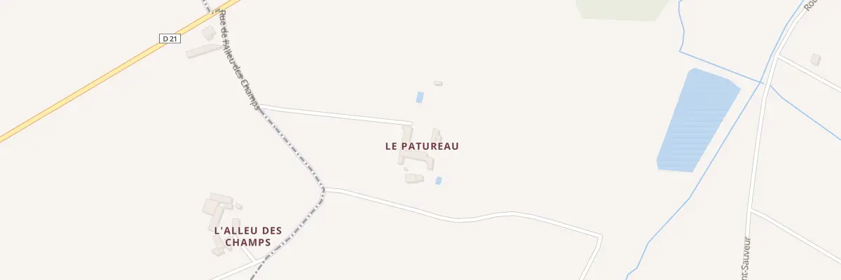 Plan du 5215 Le Patureau à Oyré