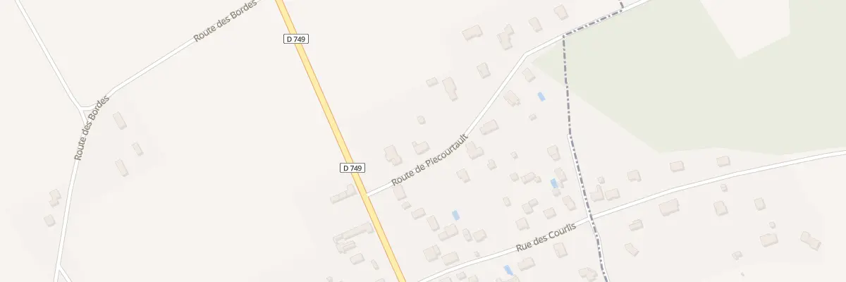 Plan du 3 Rte de Piecourtault à Bonnes