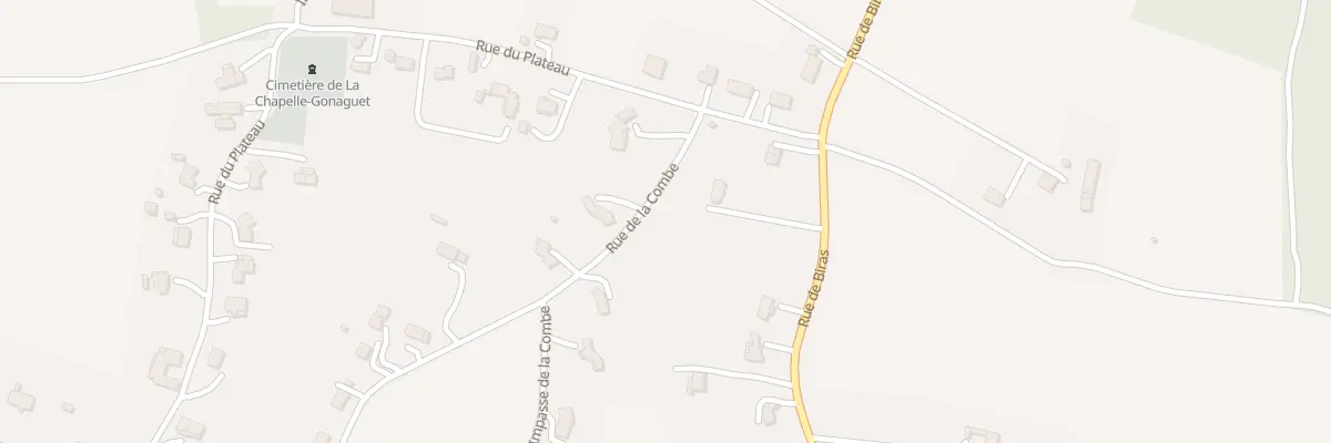 Plan du 376 Rue de la Combe à La Chapelle-Gonaguet