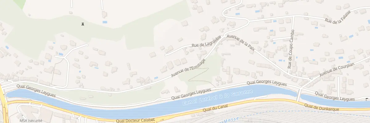 Plan du 49Q Av de l’Ermitage à Agen