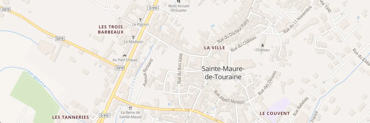 Plan du 1 Rue du Bon Valet à Sainte-Maure-de-Touraine
