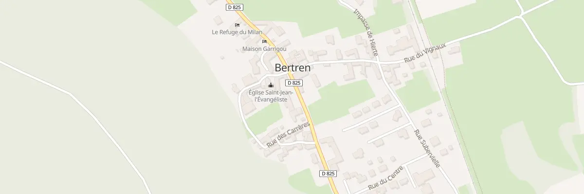Plan du 50 Rue Nationale à Bertren