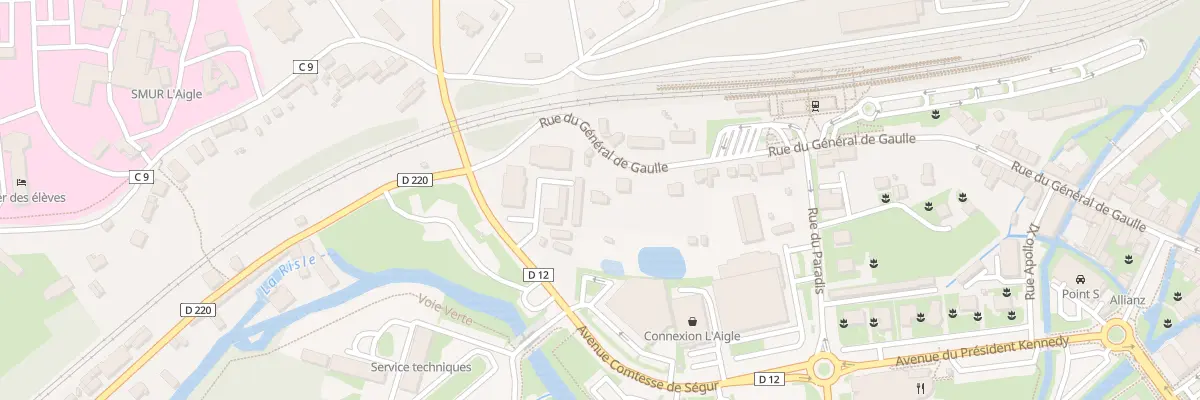 Plan du 71 Rue du Gen de Gaulle à L’Aigle