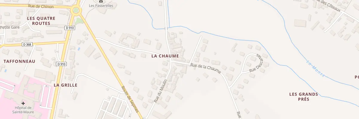 Plan du 23 Rue de la Chaume à Sainte-Maure-de-Touraine