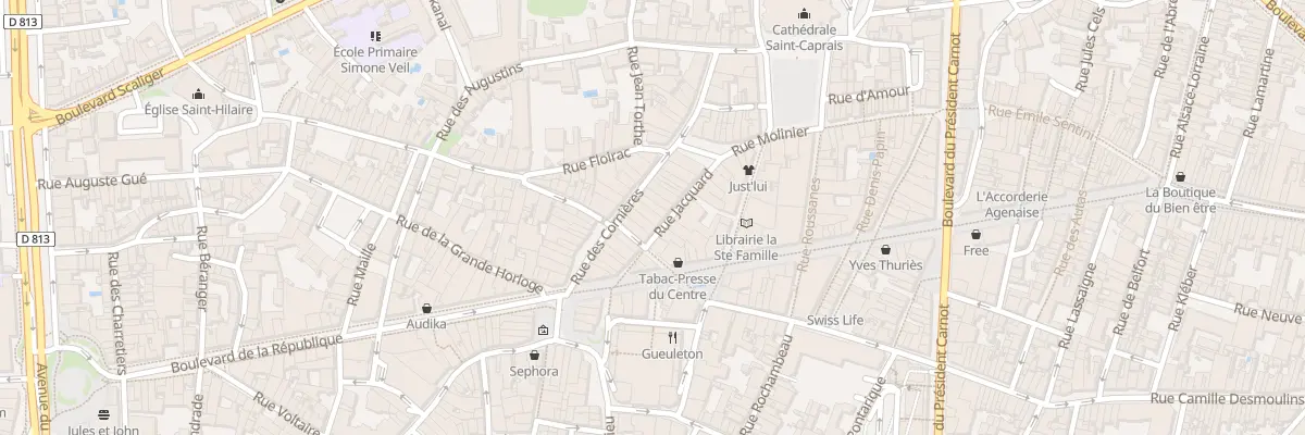 Plan du 15 Rue Jacquard à Agen