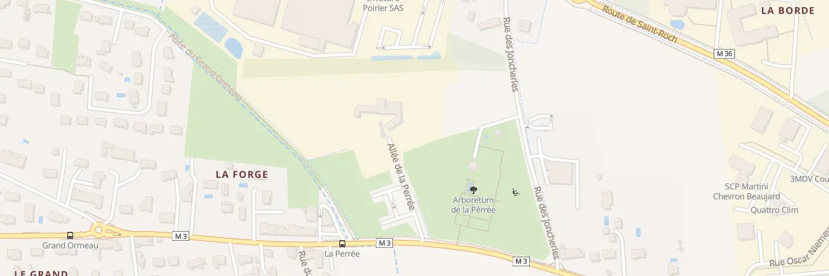 Plan du 12 All de la Perrée à Fondettes