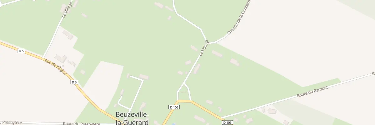 Plan du 75 Le Village à Beuzeville-la-Guérard