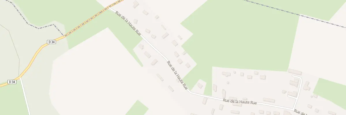 Plan du 1835 Rue de la Haute Rue à Saint-Nicolas-de-la-Haie