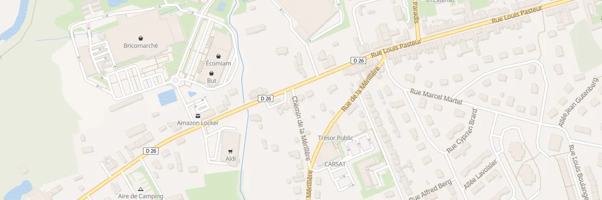 Plan du 93T Rue Louis Pasteur à L’Aigle