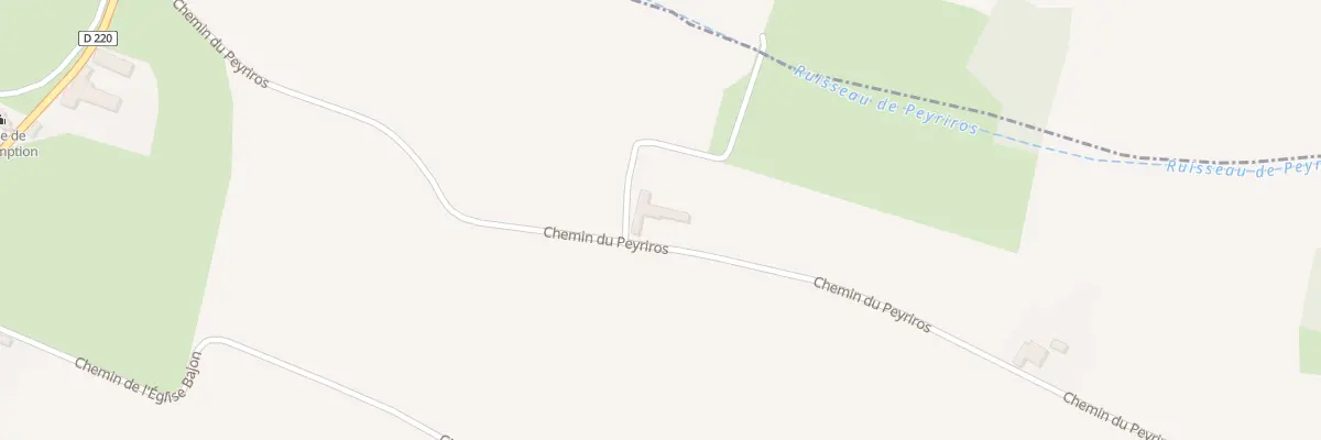 Plan du 575 Chem du Peyriros à Sère