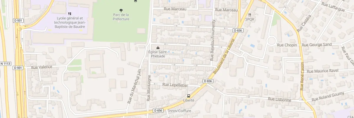 Plan du 15 Rue du Doct Louis Brocq à Agen