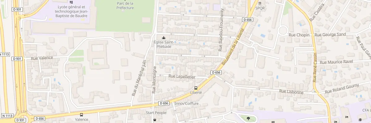 Plan du 18 Rue du Doct Louis Brocq à Agen