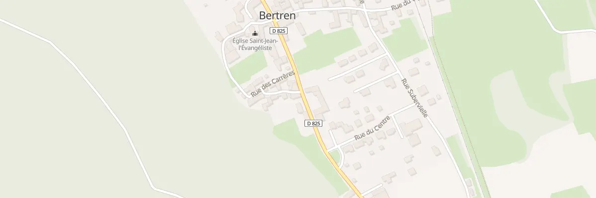 Plan du 60 Rue Nationale à Bertren