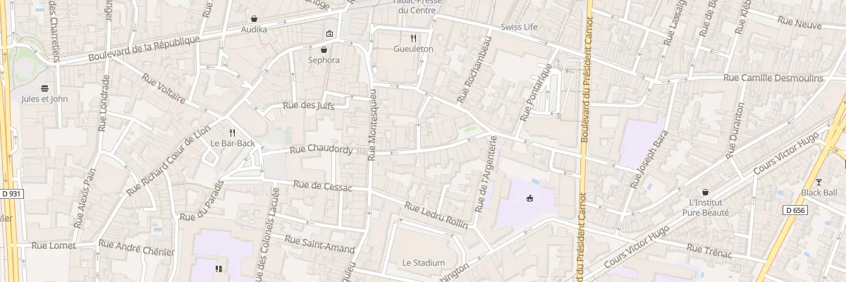 Plan du 2 Rue des Cailles à Agen