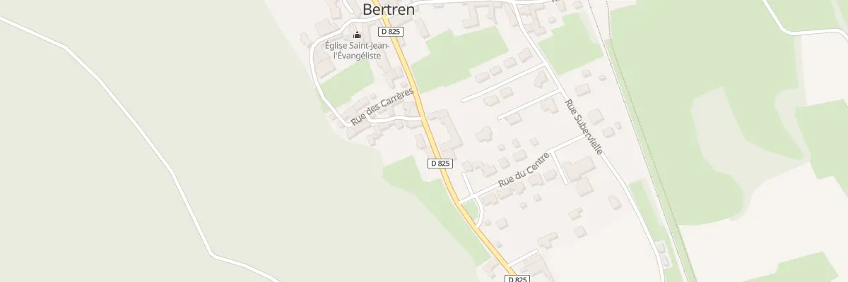Plan du 62 Rue Nationale à Bertren