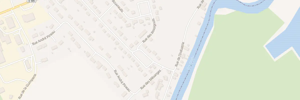 Plan du 19 Rue des Chardonnerets à Loir en Vallée