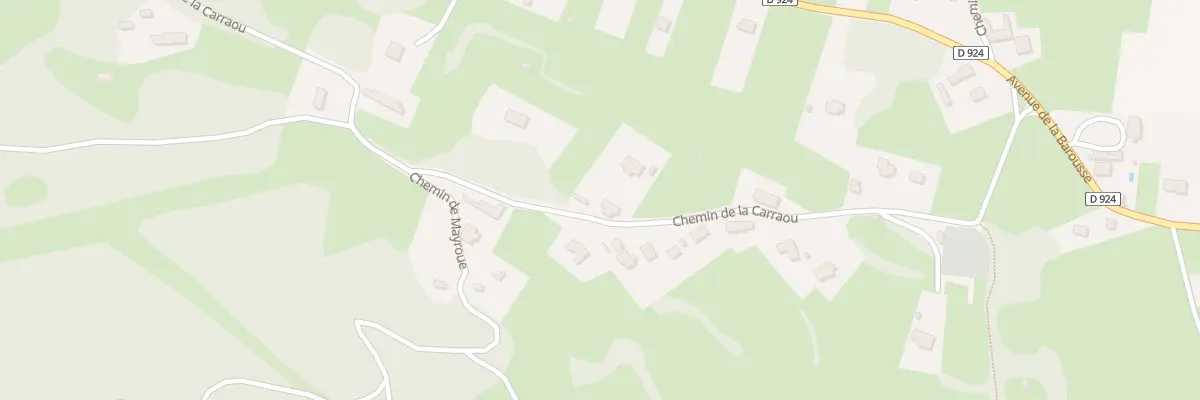 Plan du 19 Che de la Carraou à Siradan