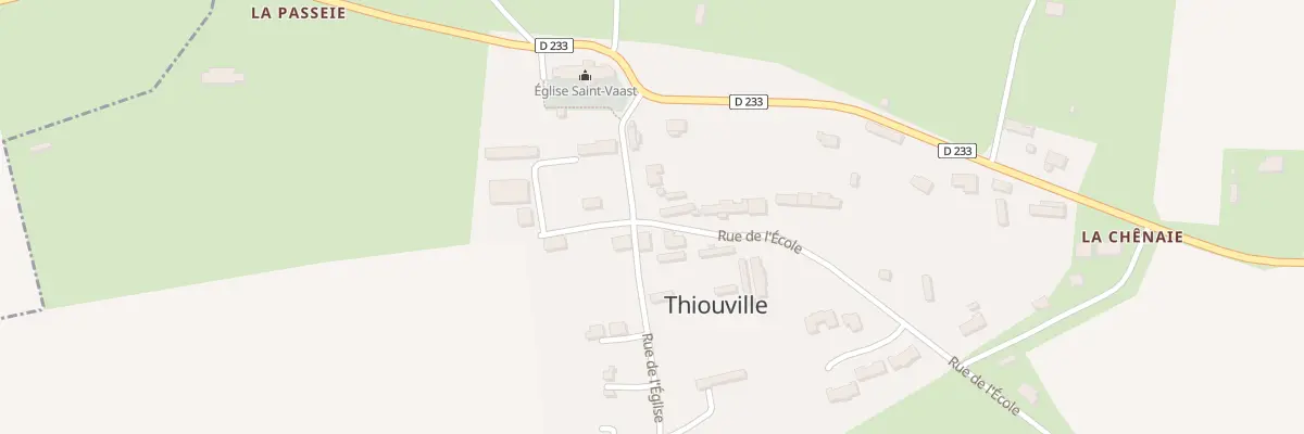 Plan du 22 Rue de l’Ecole à Thiouville