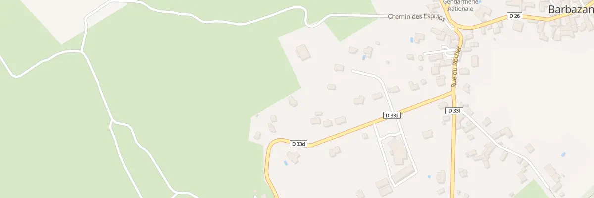 Plan du 18 Av de la Tuilerie à Barbazan