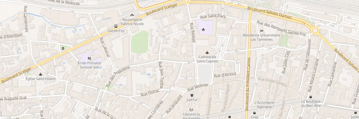 Plan du 37 Rue des Augustins à Agen