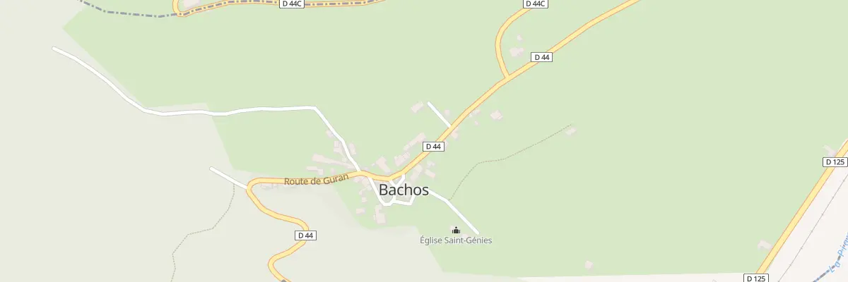 Plan du 34 Village à Bachos
