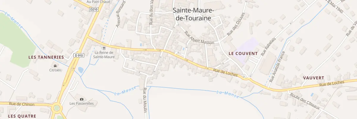 Plan du 36 Rue de Loches à Sainte-Maure-de-Touraine