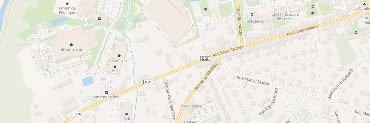 Plan du 72 Rue Louis Pasteur à L’Aigle