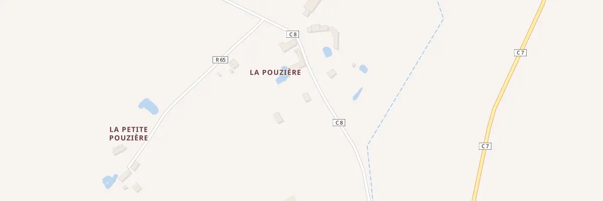 Plan du 3 La Pouziere à Thilouze
