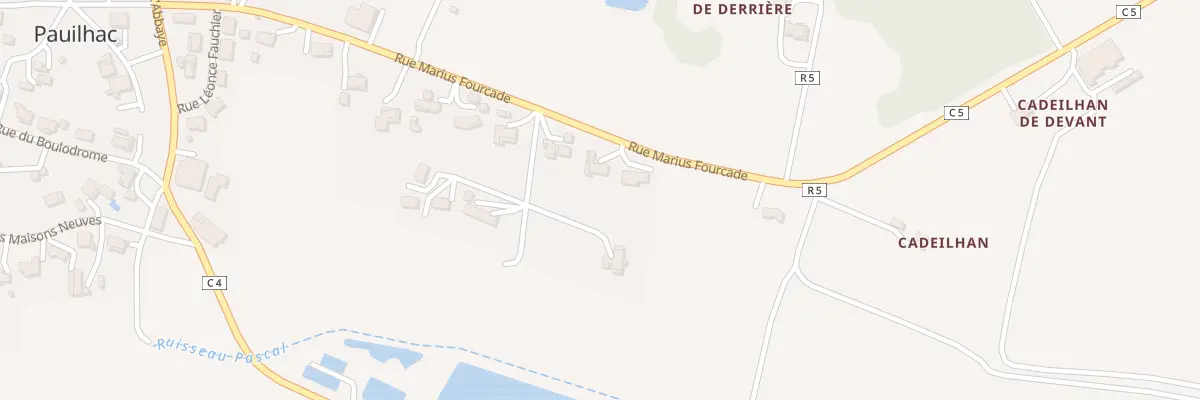 Plan du 18 Rue Marius Fourcade à Pauilhac