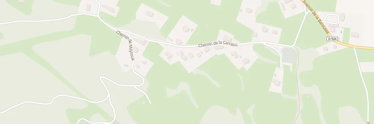 Plan du 20 Che de la Carraou à Siradan