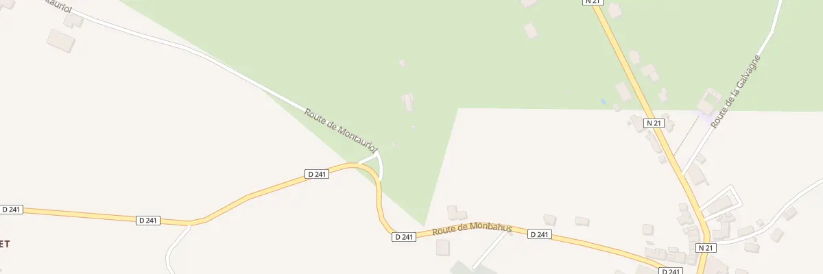 Plan du 320 Rte de Monbahus à Lougratte