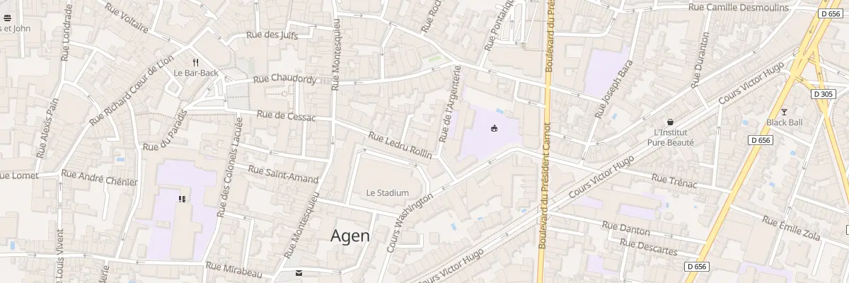 Plan du 15 Rue Ledru Rollin à Agen