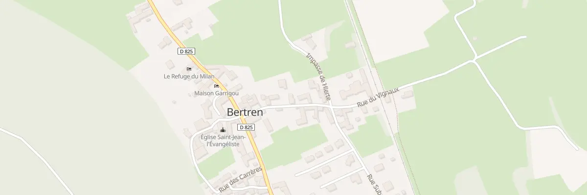 Plan du 9 Rue du Vignaux à Bertren