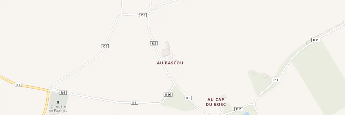 Plan du 5055 A la Chartigue à Pauilhac