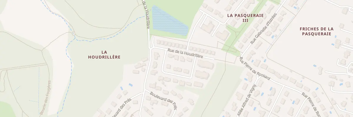 Plan du 10 Rue de la Houdrillère à Ballan-Miré