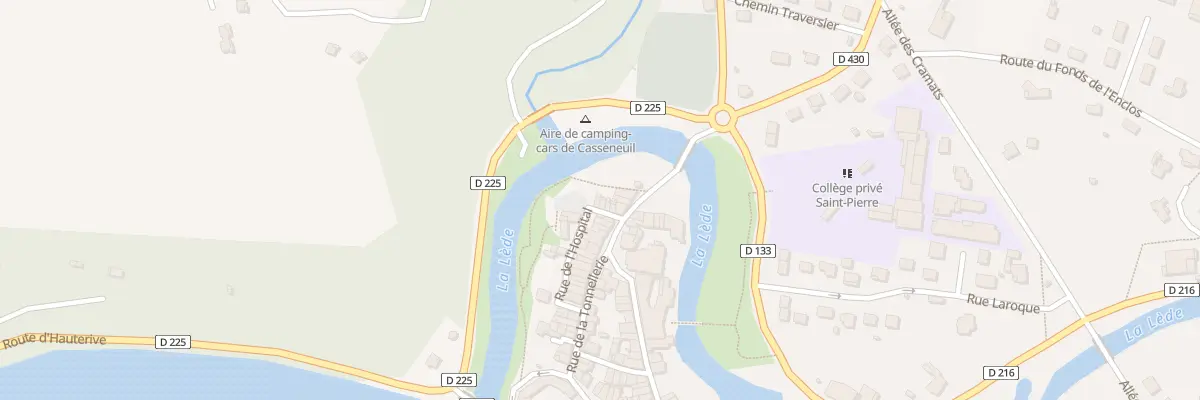 Plan du 8 Rue de l’Hospital à Casseneuil