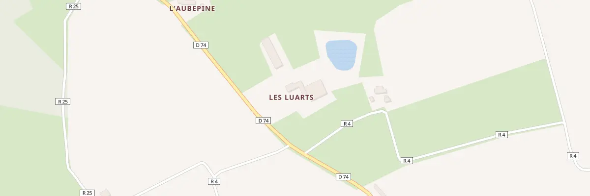 Plan du 5002 Les Luarts à Coudrecieux