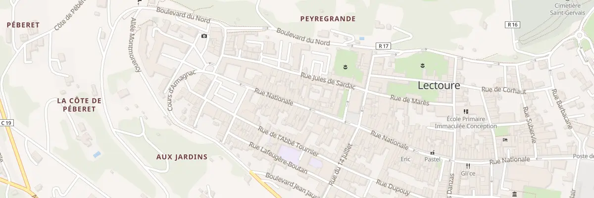 Plan du 122 Rue Nationale à Lectoure