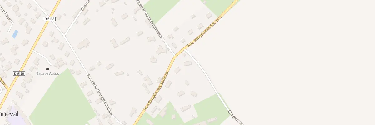 Plan du 16 Rue Rangee des Sablons à Menneval