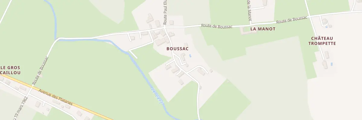 Plan du 19 Rte Paul Eluard à Razac-sur-l’Isle