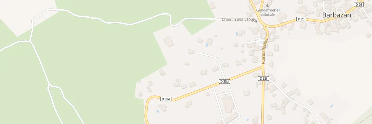 Plan du 5 Imp des Espujos à Barbazan
