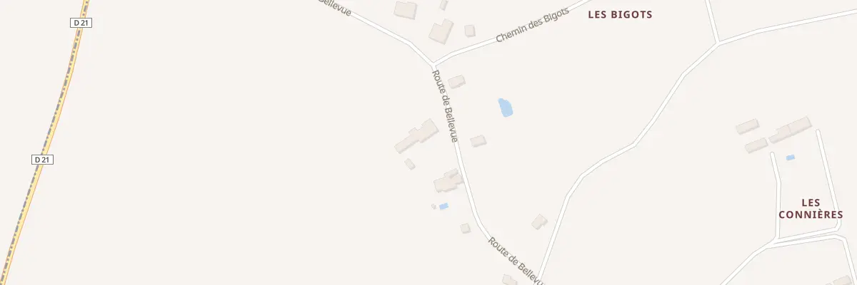 Plan du 4 Les Bigots à Montaut