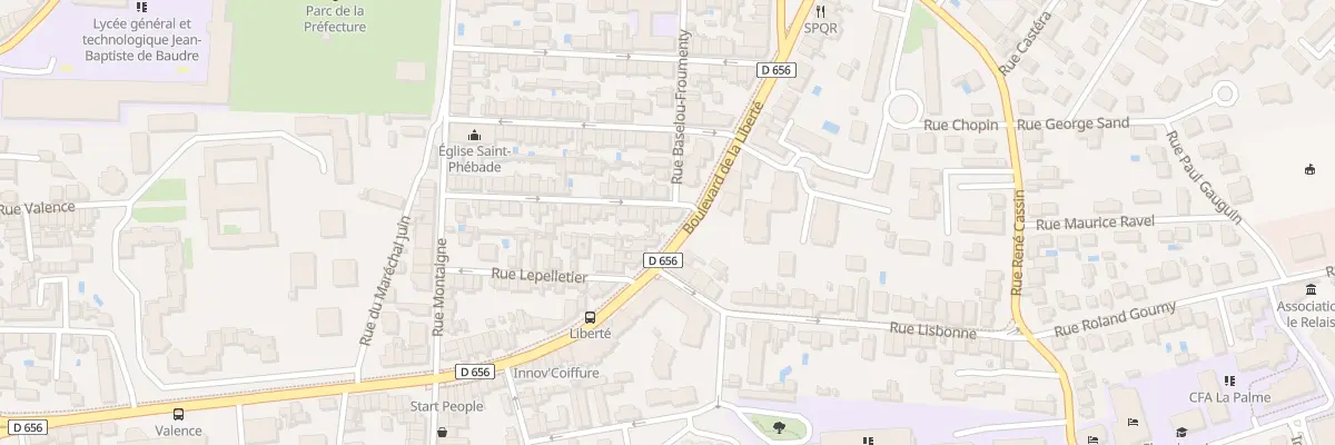 Plan du 38 Rue du Doct Louis Brocq à Agen
