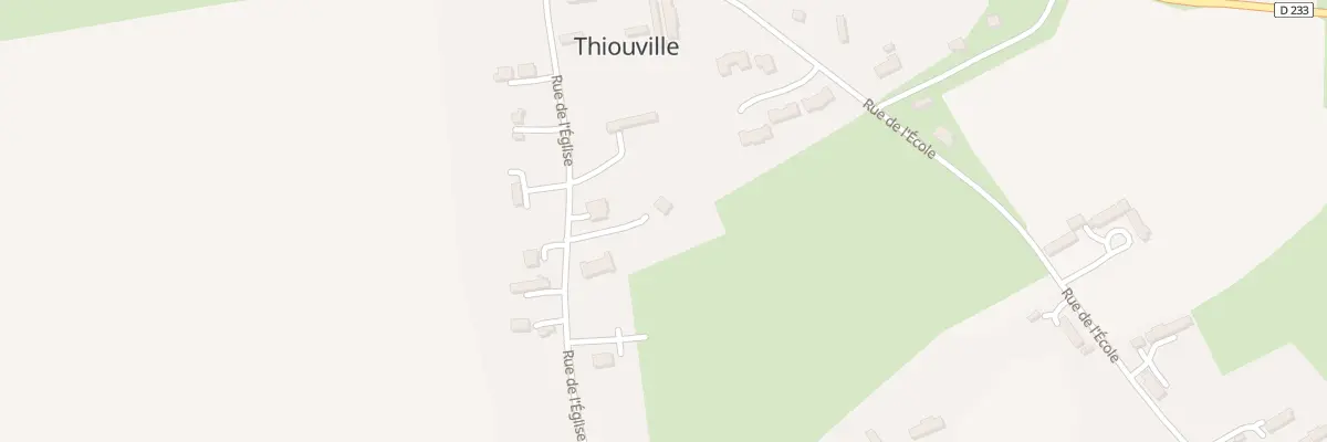 Plan du 287 Rue de l’Eglise à Thiouville