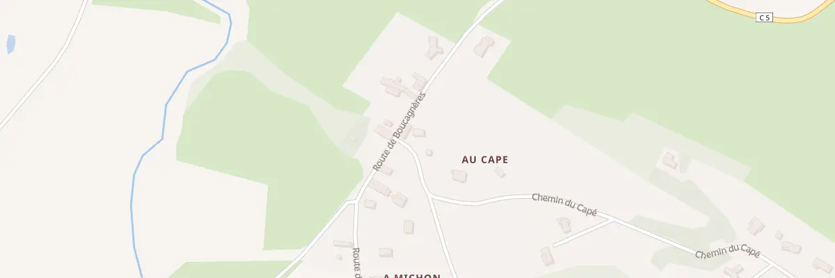Plan du 33 Che du Capé à Orbessan