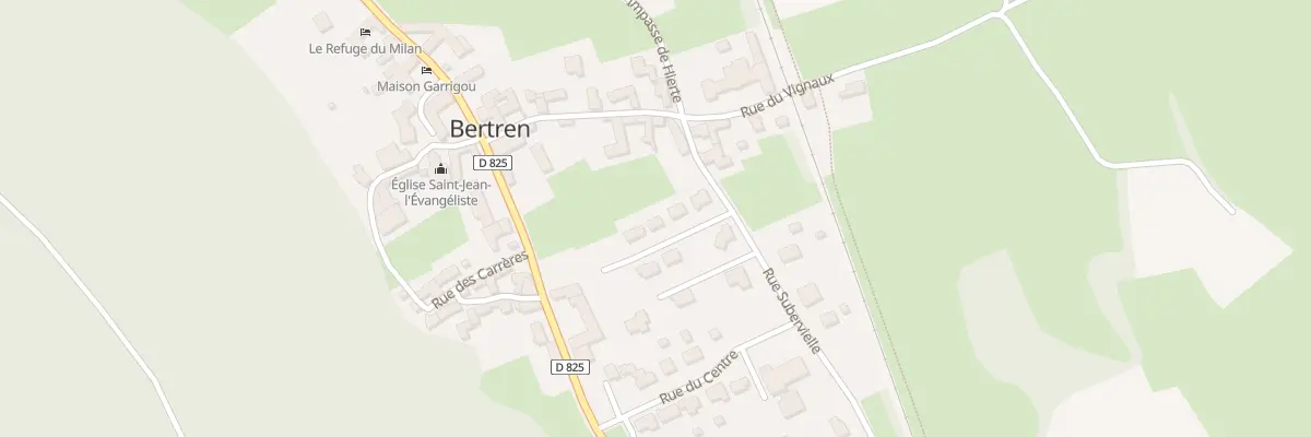 Plan du 5098 Rue Subervielle à Bertren