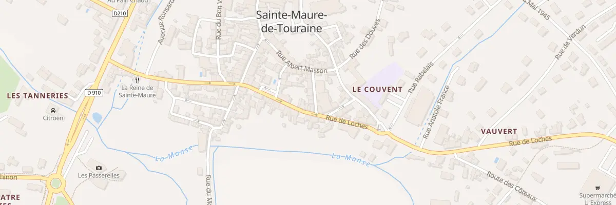 Plan du 17 Rue de Loches à Sainte-Maure-de-Touraine