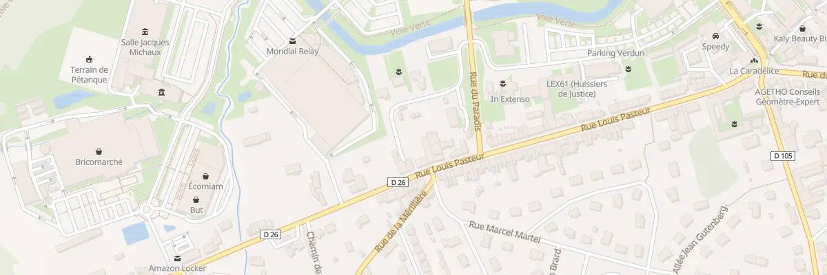 Plan du 66 Rue Louis Pasteur à L’Aigle