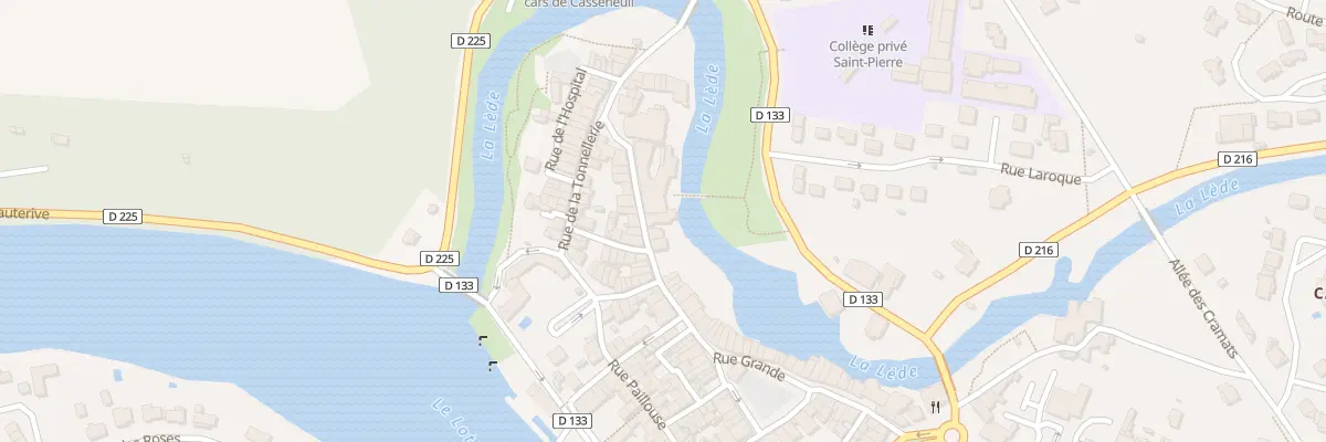 Plan du 72 Rue Grande à Casseneuil